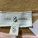 Lou & grey  striped cozy sweater camel pink size XL Photo 3