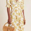 Faithfull the Brand Faithful the Brand Yellow Floral Midi Dress  Photo 9