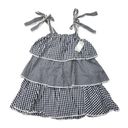 Tuckernuck  NWT Hyacinth House Donna in Black Gingham Tiered Mini Dress M Photo 0