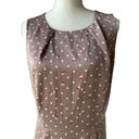 Krass&co NY &  Eva Mendes Taupe Floral Dress Size 12 Photo 2