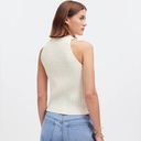 Madewell  Cutaway Sweater Vest in Bright Ivory Size Large NWT Photo 3