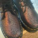 Dr. Martens Jadon Leather Platform  Distressed Metallic Boots 8 Photo 6