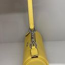 Coach Silver/Retro Yellow Nolita Barrel Bag Pebble Leather #CP 474 Photo 3