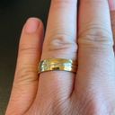 infinity 6mm golden X  promise ring Photo 9