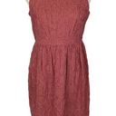 Talbots  Gauze Textured Sleeveless Cotton Pink Dress 10P Photo 0