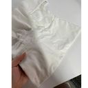 Michelle Mason  Shirt Womens Small White Brushed Fabric Off Shoulder Rayon Nylon Photo 10