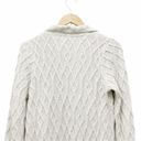 J.Jill  Longline Fisherman Cardigan Oatmeal Button Front Sweater Women’s Size XS Photo 3