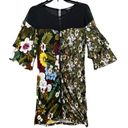 Desigual  Morgana Dress Womens M Multicolor Autumn Floral Mini Boho Dark Academia Photo 1