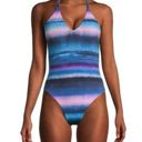 Petal  & SEA BY PQ
Skyline Pink & Blue Striped One Piece Swimsuit Size Large NEW Photo 0