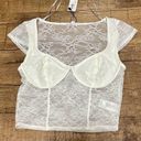 Garage NWT  lace corset tee Photo 0