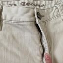 D Jeans women 16 cotton blen w/embroidered back pockets cream color Photo 3