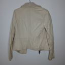 Vince  goat leather cream jacket Photo 5