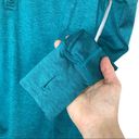 Reebok  | Teal Athletic Pullover 1/4 Zip Jacket XS Photo 2