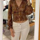 Vintage Havana Satin Blouse Photo 0