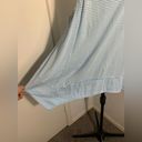 Pilcro  blue and white striped sleeveless shark bite tunic tank size M Photo 5