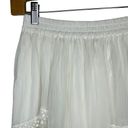 Rococo  Sand Cia Mini Skirt White Crochet Fringe Lace Off White size XS Photo 6