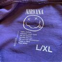 Nirvana NWT oversized distressed short sleeve graphic T shirt dress size L/XL Photo 13