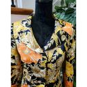 Jones Wear  Women's Floral Polyester Long Sleeve Single Breasted Blazer Size 6P Photo 2