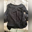 cupio ‼️5/$10 SALE  Boho Size Small Black Blouse Photo 2