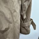 Burberry  Khaki Tan Long Sleeve Buckle Super Nova Check Trench Coat Size 14 Photo 13