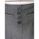 BCBGeneration Size 2 Gray Button Fly A-Line Pencil Skirt Office Career Business Photo 3