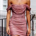 Hello Molly  sequin off shoulder bodycon dress Photo 0