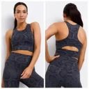 Anthropologie All Fenix Python Snakeskin Yoga Racerback Sports Bra Photo 1