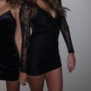 Pretty Little Thing Black Long Sleeve Dress Photo 0