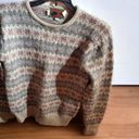 Boston Traders , ladies size small new wool, sweaters, tan with green and Brown Photo 3