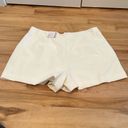 Nine West  White High Rise Pleat Front Shorts - NWT Photo 5