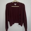 Nordstrom Burgundy Cardigan  Photo 0