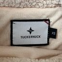 Tuckernuck  Rollins Funnel Neck Pullover Cream Teddy Fleece Sherpa Womens XS Photo 5