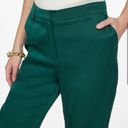 ANINE BING Classic Pant In Emerald Silk Photo 13