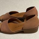 Sole Society  Women’s cut-out tan midi heel leather sandals Size 9 Photo 8