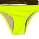 PilyQ NEW REVOLVE X  Pineapple Reef Neon Yellow Cheeky Bikini Swim Bottoms S Photo 7