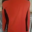 Ralph Lauren  size large red athletic jacket blackzipper black stripe on the side Photo 2