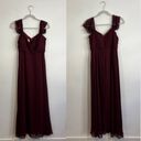 Birdy Grey NWT  Spence Bridesmaid Dress in Cabernet Red Maroon Medium Photo 3