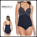 MiracleSuit New.  tankini top. Regular price online. Navy Photo 1