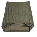 Apt. 9  Womens Medium Olive Green Knit Midi Skirt Knee Length Fully Lined NEW Photo 2