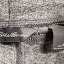 Eddie Bauer  Grey Fleece Lounge Athleisure Jogger Sweatpants Size Medium Pockets Photo 3