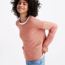 Madewell  Chelsea Pocket Pullover Sweater Pockets Alpaca Cropped Boxy Fit Peach S Photo 5