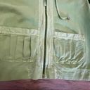 Coldwater Creek  green lightweight rolled sleeve zip up sweatshirt size 1X Photo 3