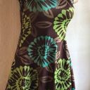 Homemade Unique one of a Kind Retro Print Skater Dress Medium Photo 2