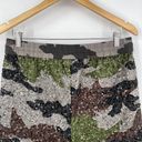 Revolve NEW Retrofete Idan Camo Sequin Matching Set Shorts Jacket Shacket Army  Photo 14