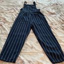 Ten Sixty Sherman  Jiangsu Guosheng pinstriped navy white linen jumpsuit, size XS Photo 9