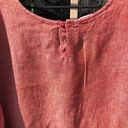 Bryn Walker  linen Red top M Photo 6