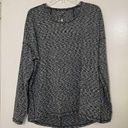 Lululemon  space dye black long sleeve keyhole back shirt size 10 Photo 0