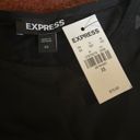 EXPRESS Short Sleeve Black T Shirt Dress Photo 2