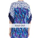 Maaji  blue swim cover up with fringe trim small Photo 5