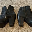 Frye Gorgeous Black Leather  Boots, Size 7M, Nearly New Condition Photo 2